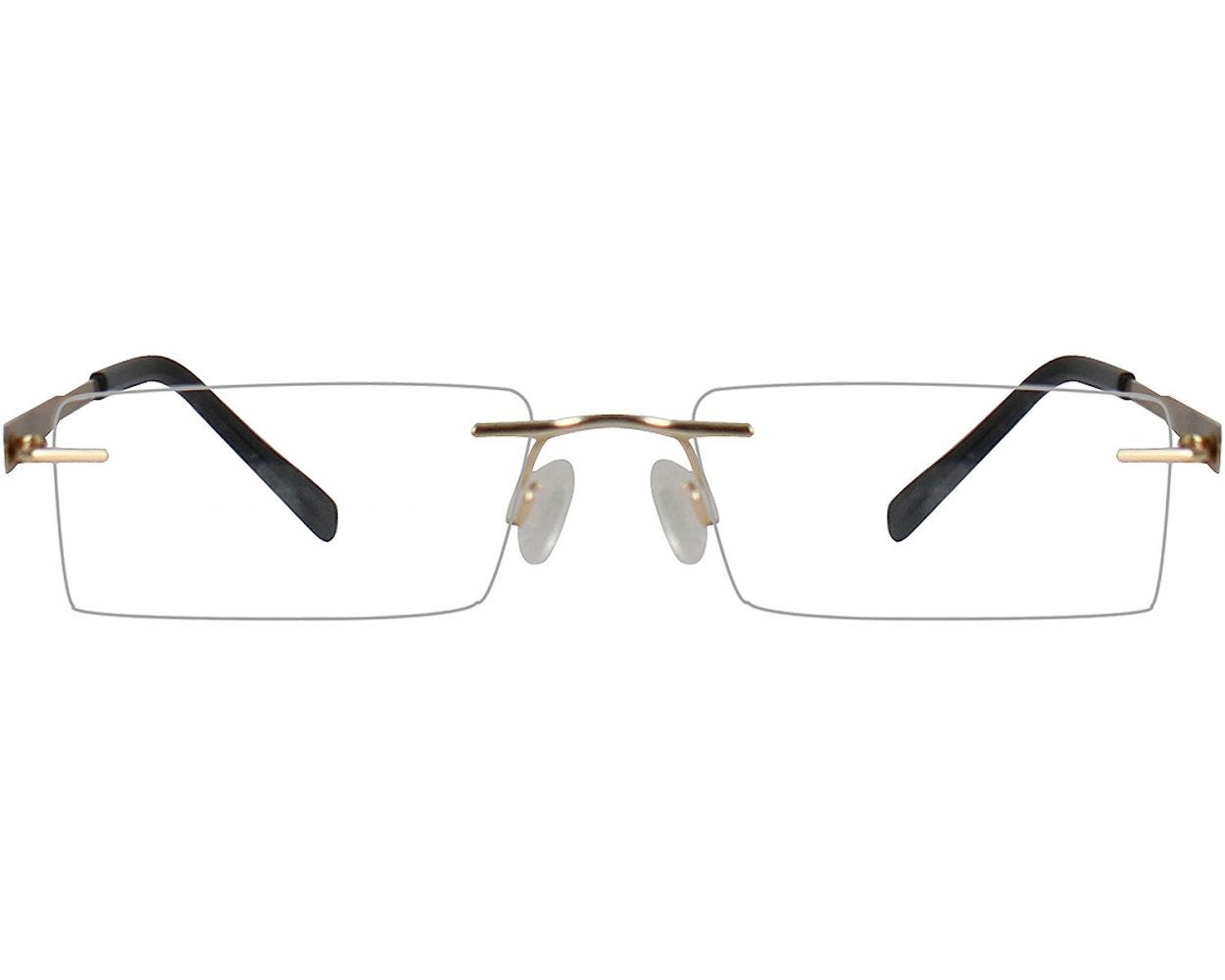 Rimless Rectangle Eyeglasses 143517 
