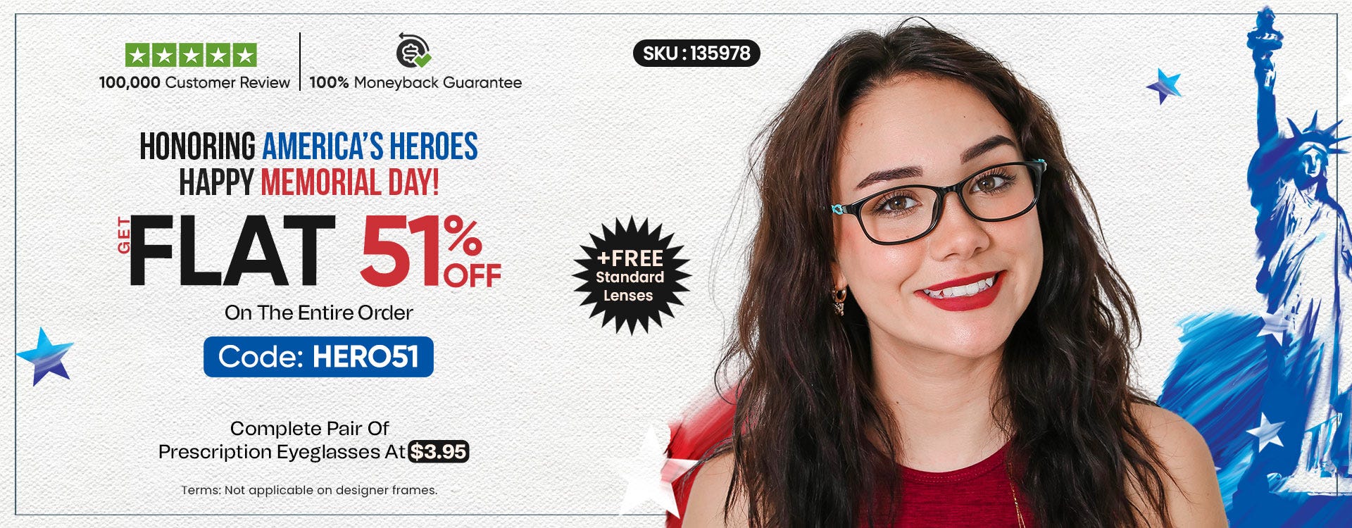 Flat 51% OFF On The Entire Order CODE: HERO51