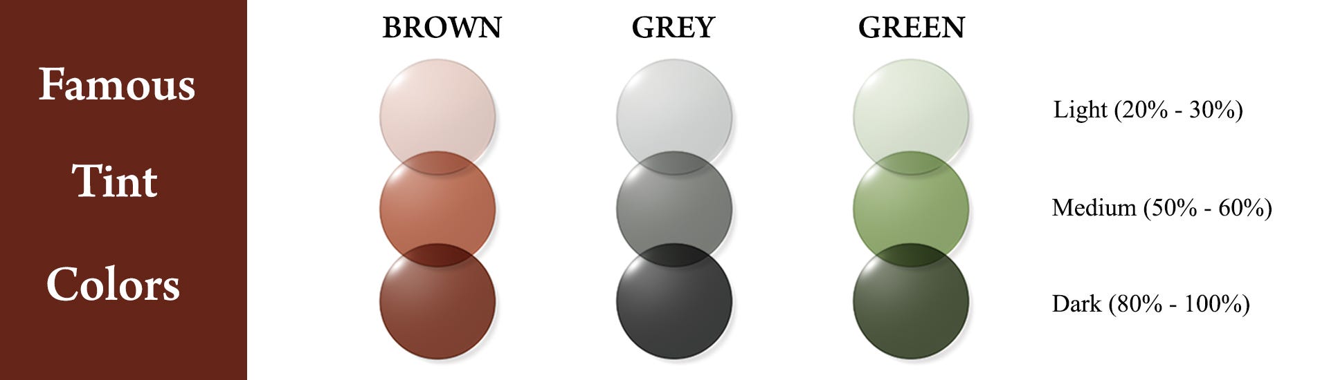 famous tint colors